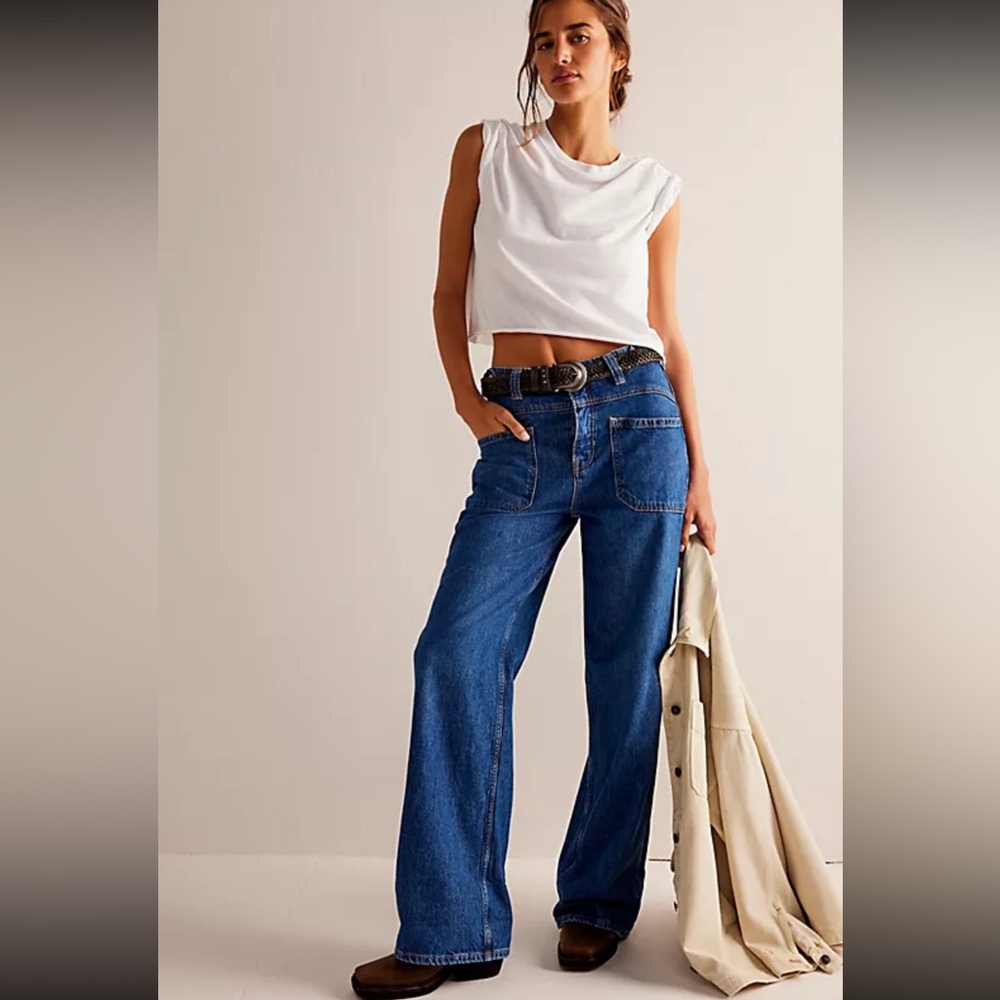 Free People We the Free Palmer Cuffed or Uncuffed Jeans(NWT)